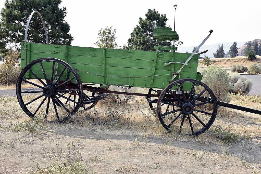 The Dalles (historical) waterfall