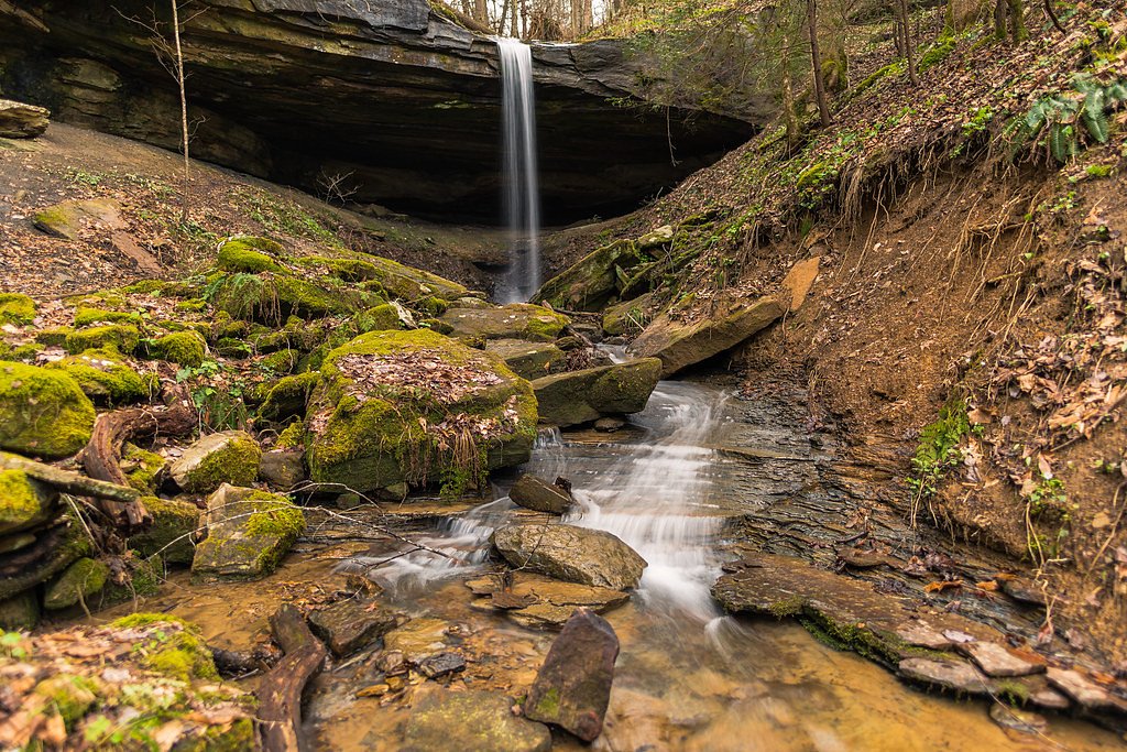 The Big Falls waterfall
