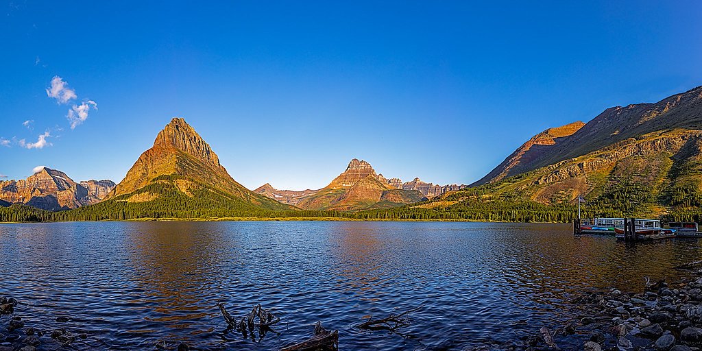 Swiftcurrent Falls waterfall