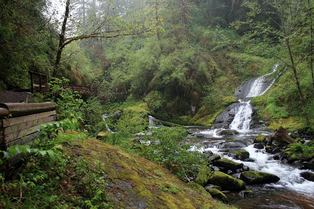 Sweet Creek Falls waterfall