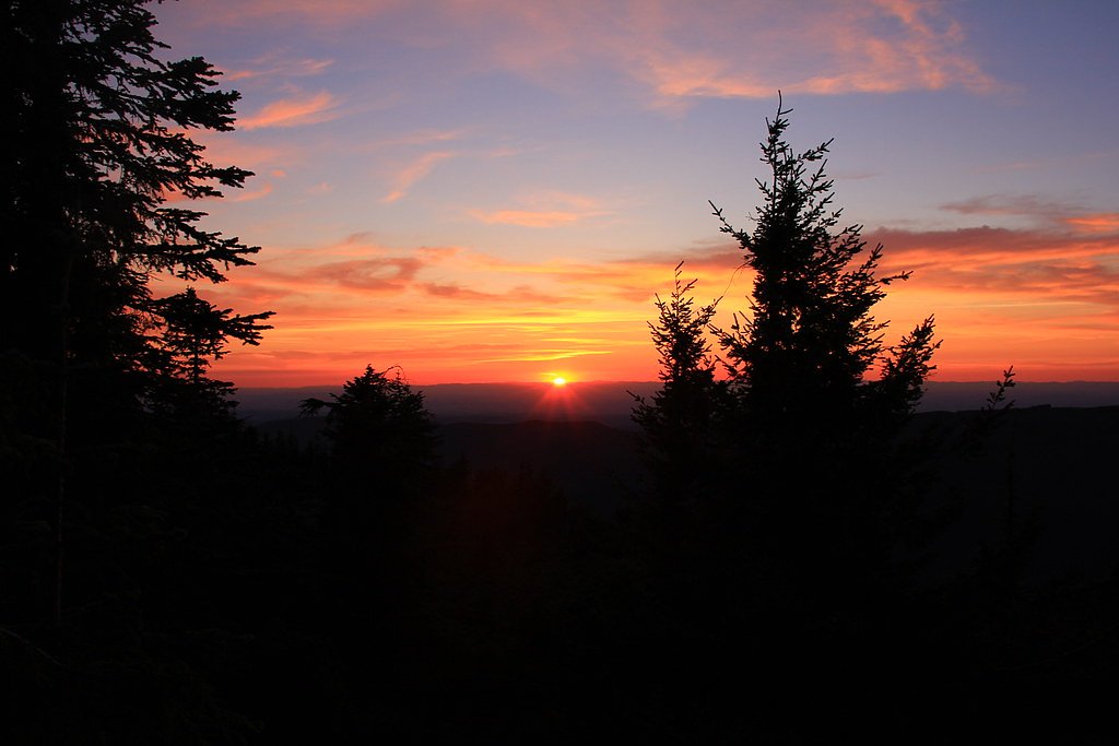 Sunset Falls waterfall
