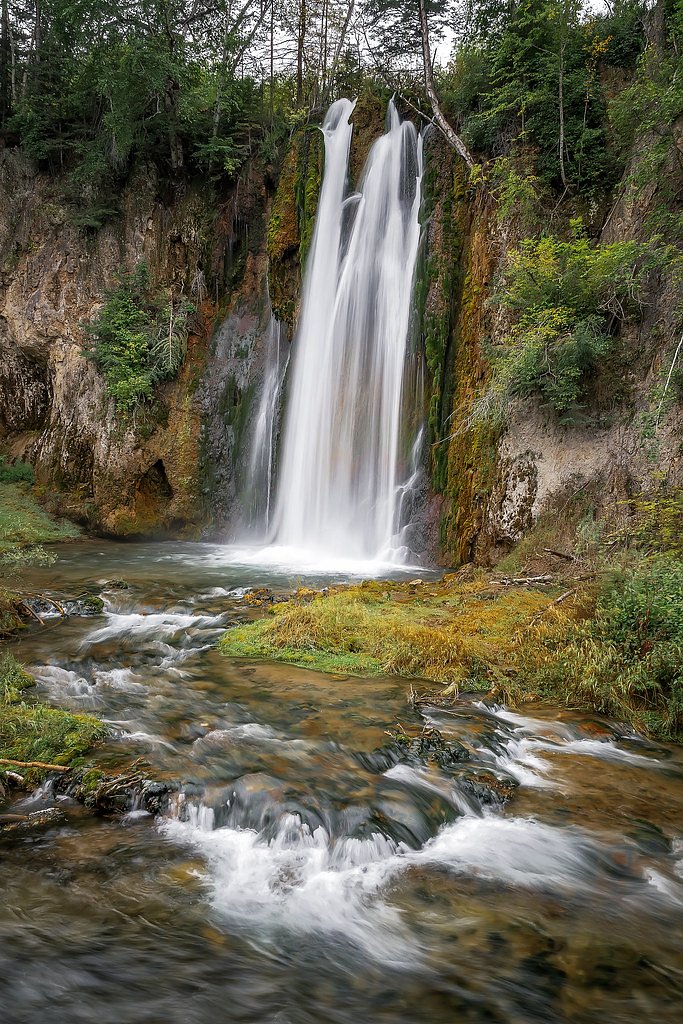 Spearfish Falls waterfall