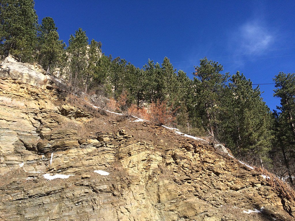 Spearfish Falls waterfall