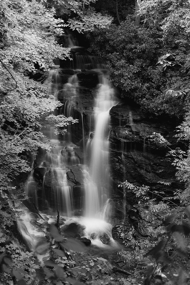 Soco Falls waterfall