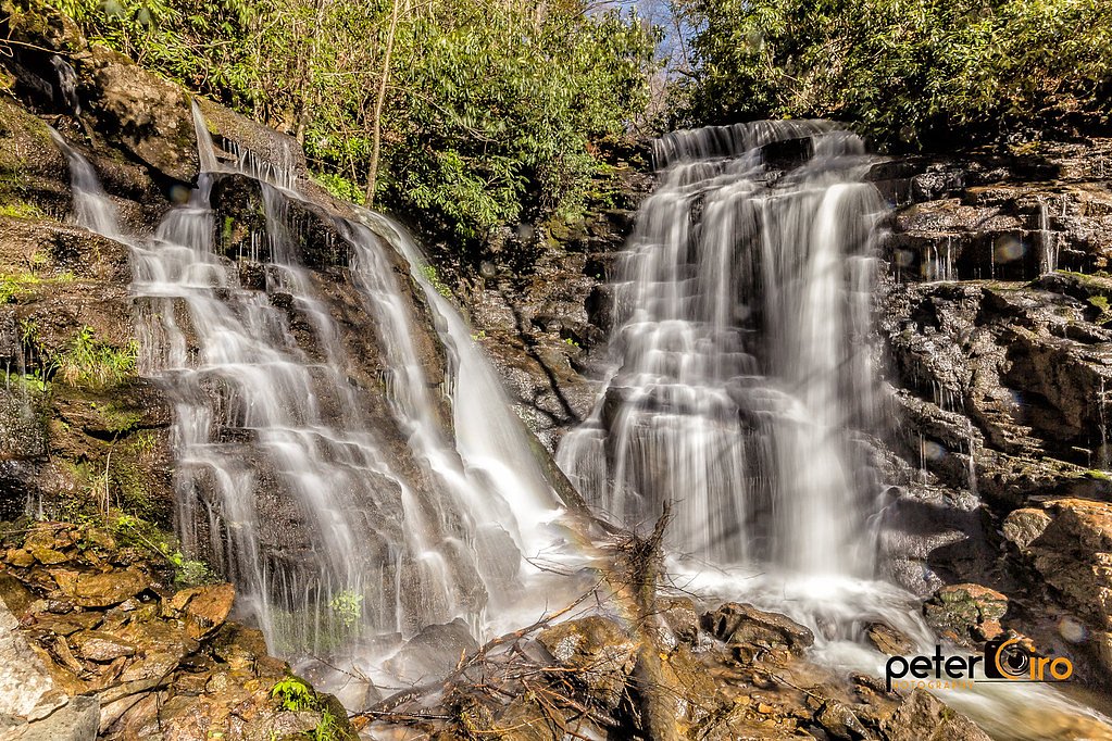 Soco Falls waterfall