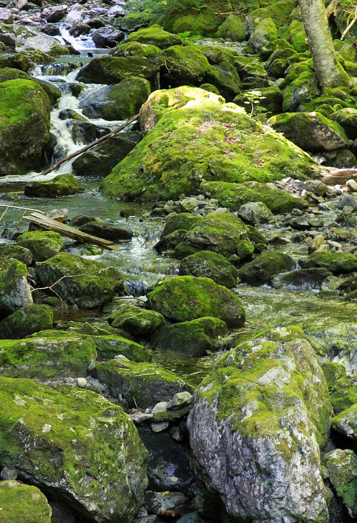 Uisge Ban Falls waterfall