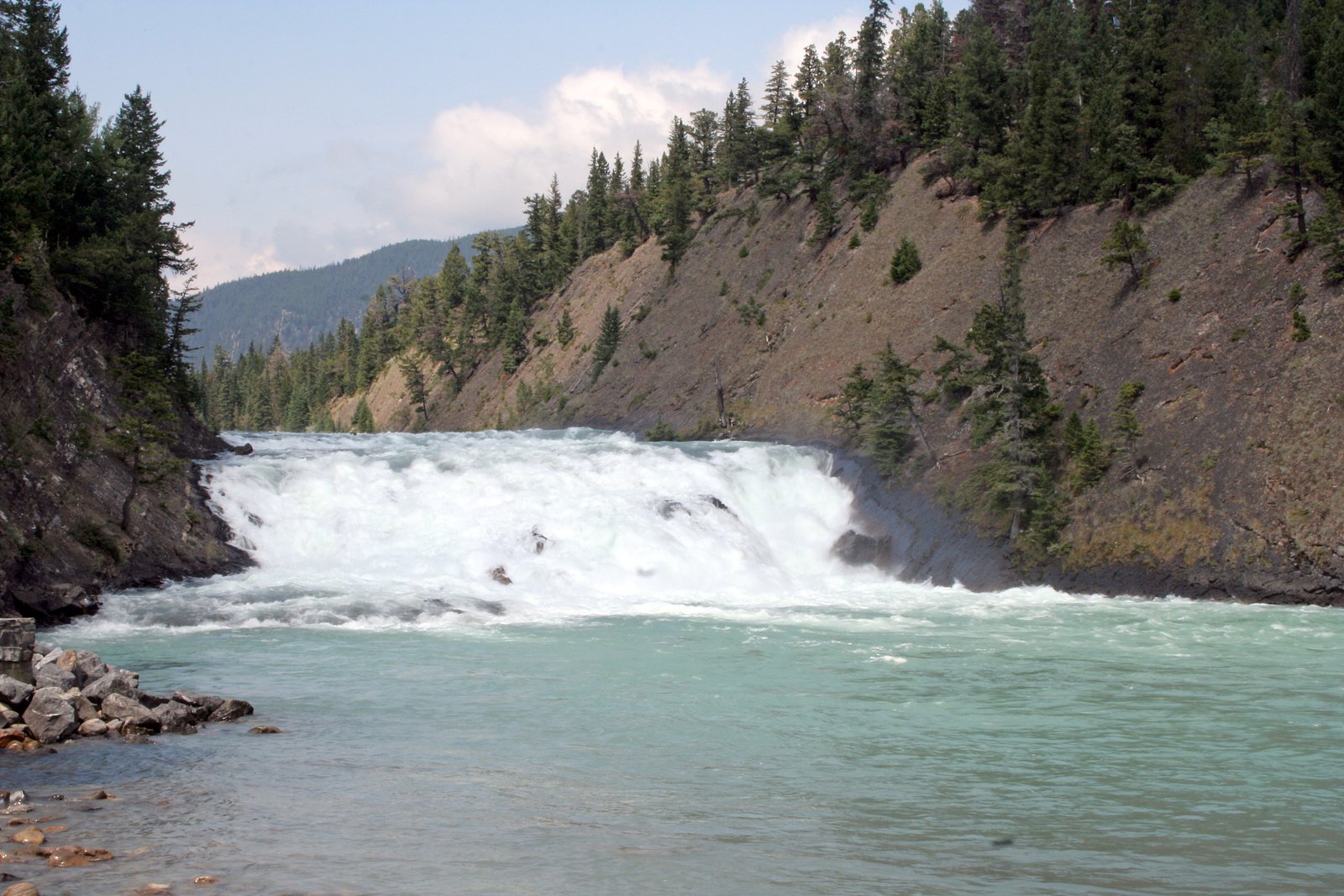Bow Falls waterfall