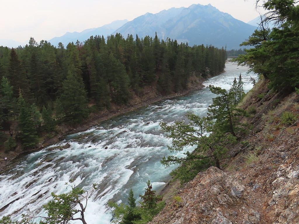Bow Falls waterfall