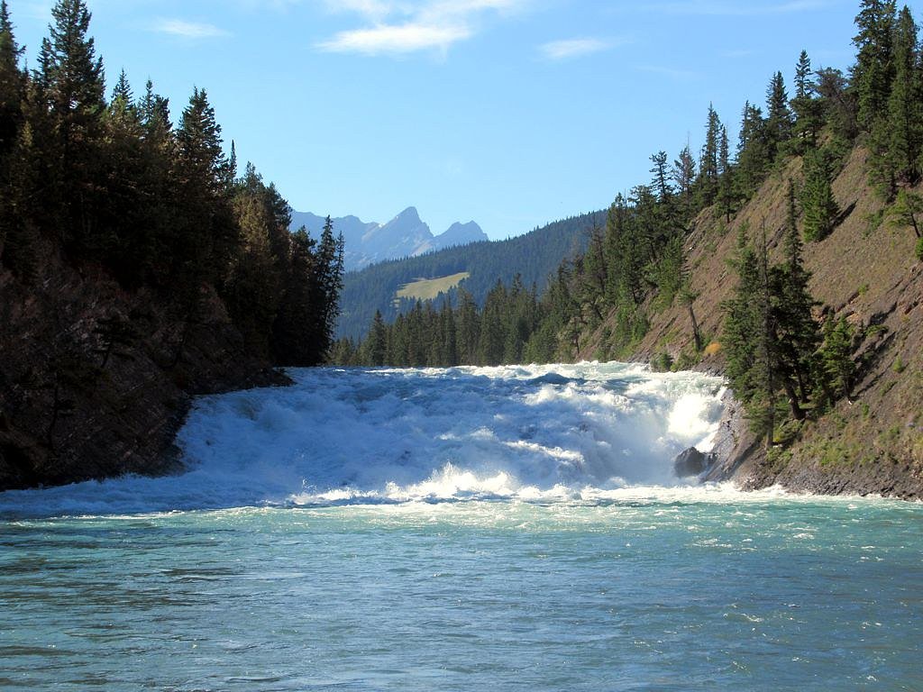 Bow Falls waterfall
