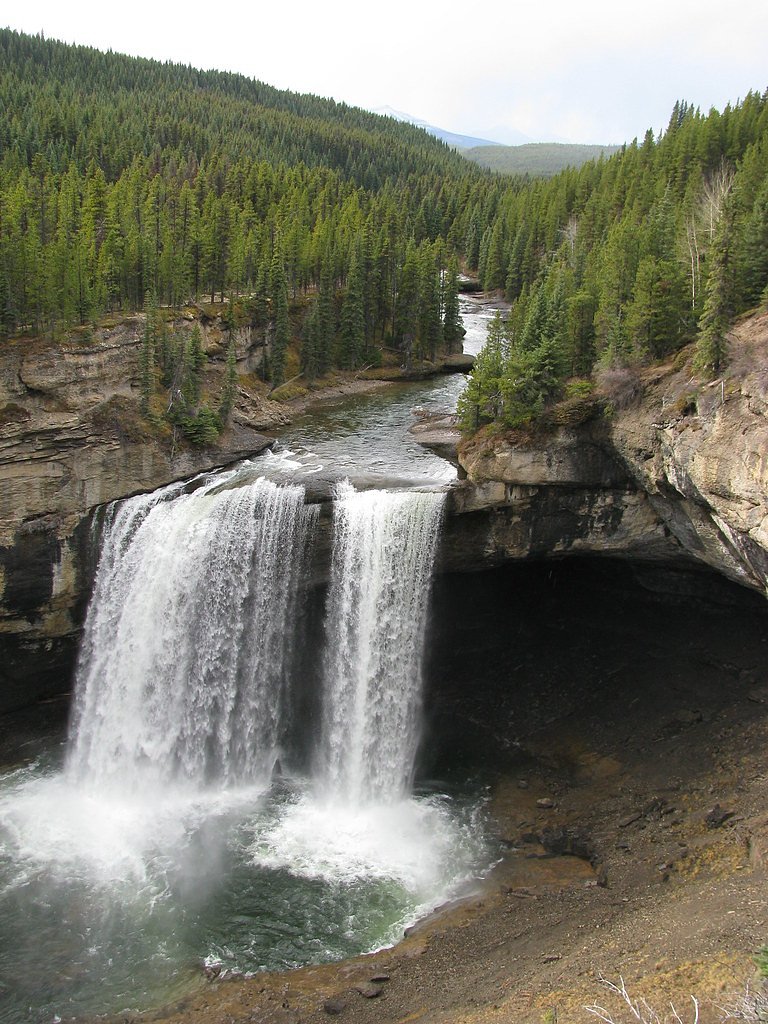 Kakwa Falls waterfall