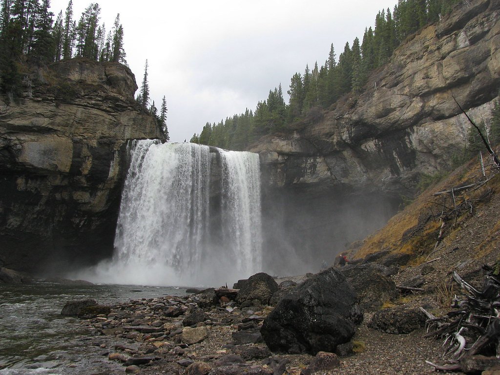 Kakwa Falls waterfall