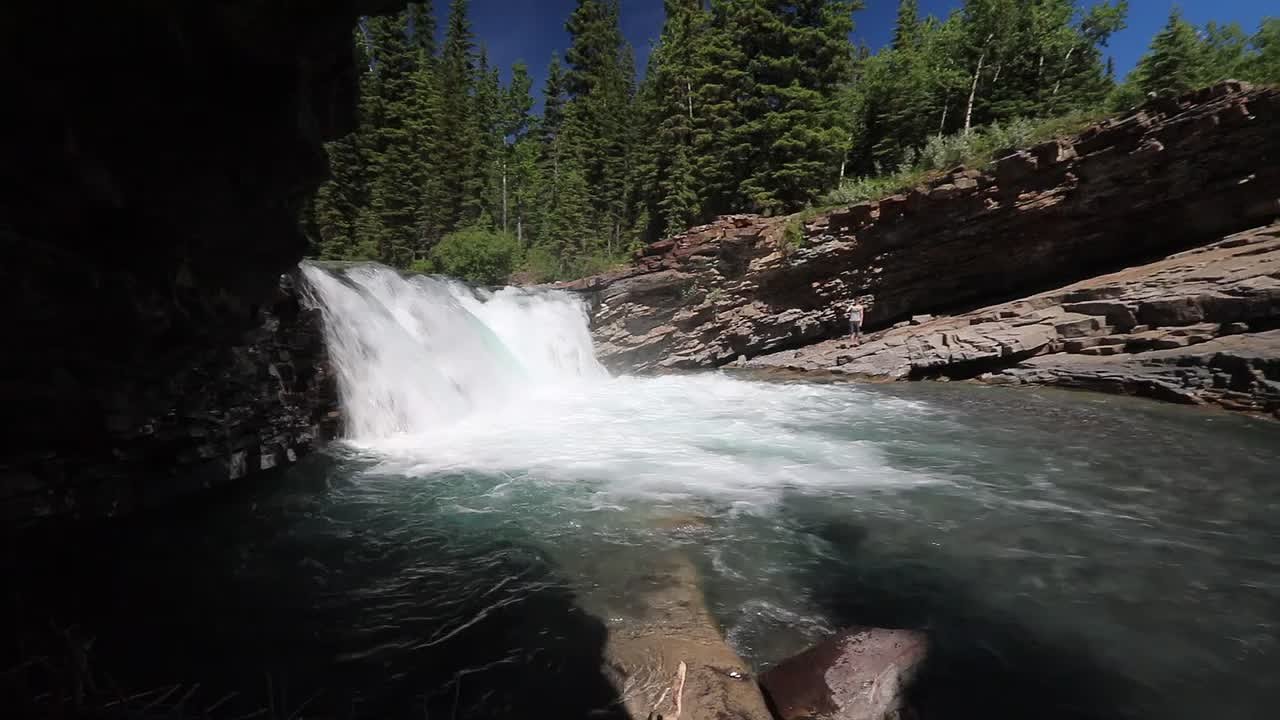 Sheep River Falls waterfall
