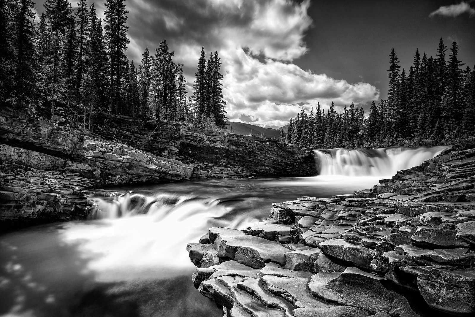 Sheep River Falls waterfall