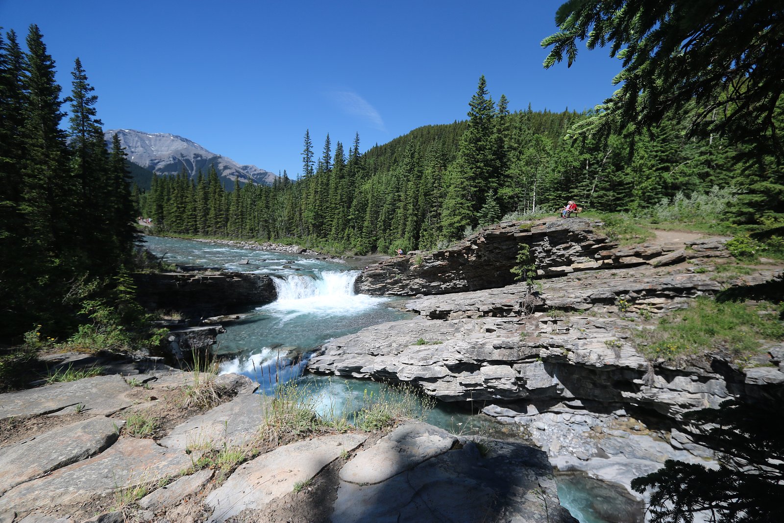 Sheep River Falls waterfall