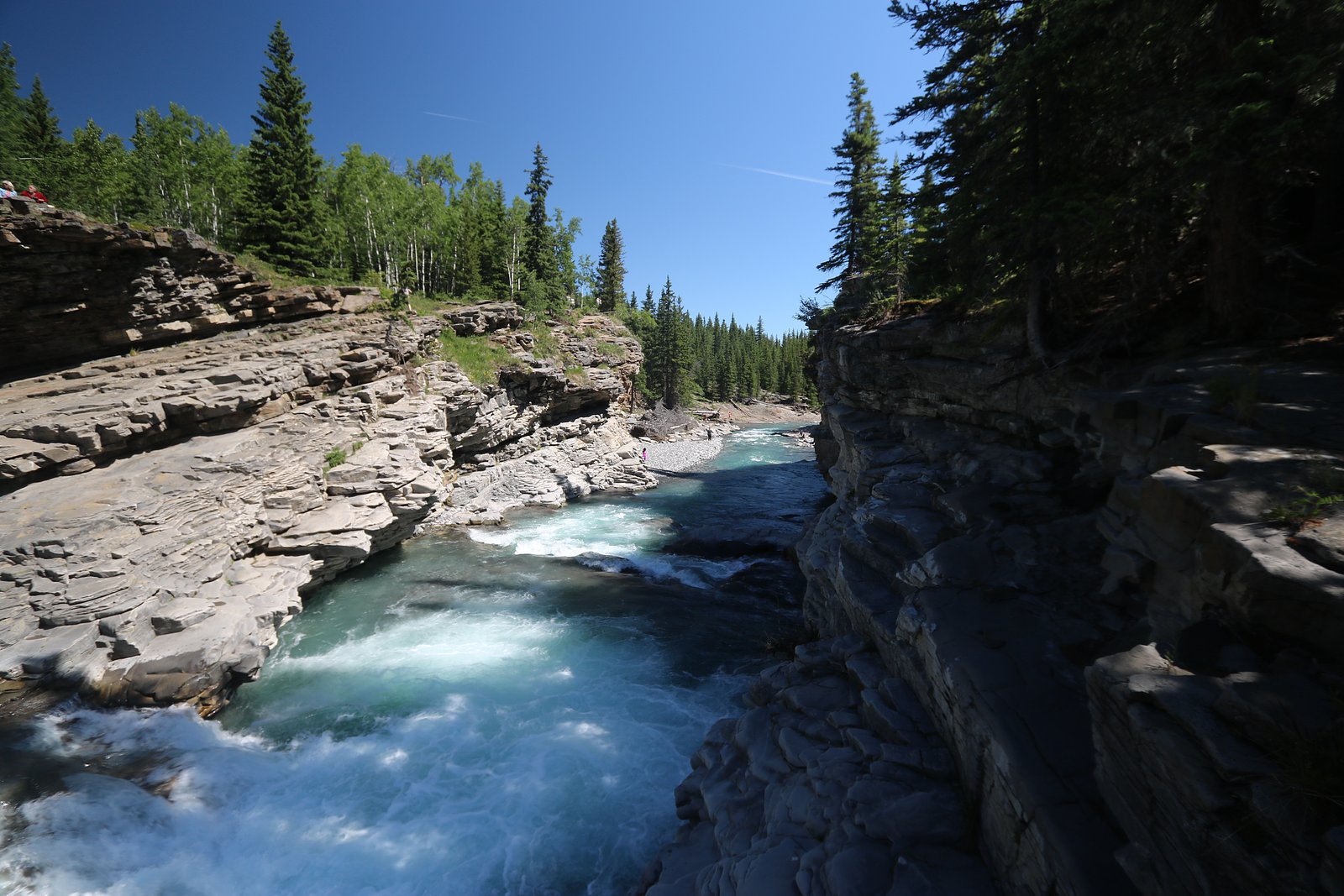 Sheep River Falls waterfall