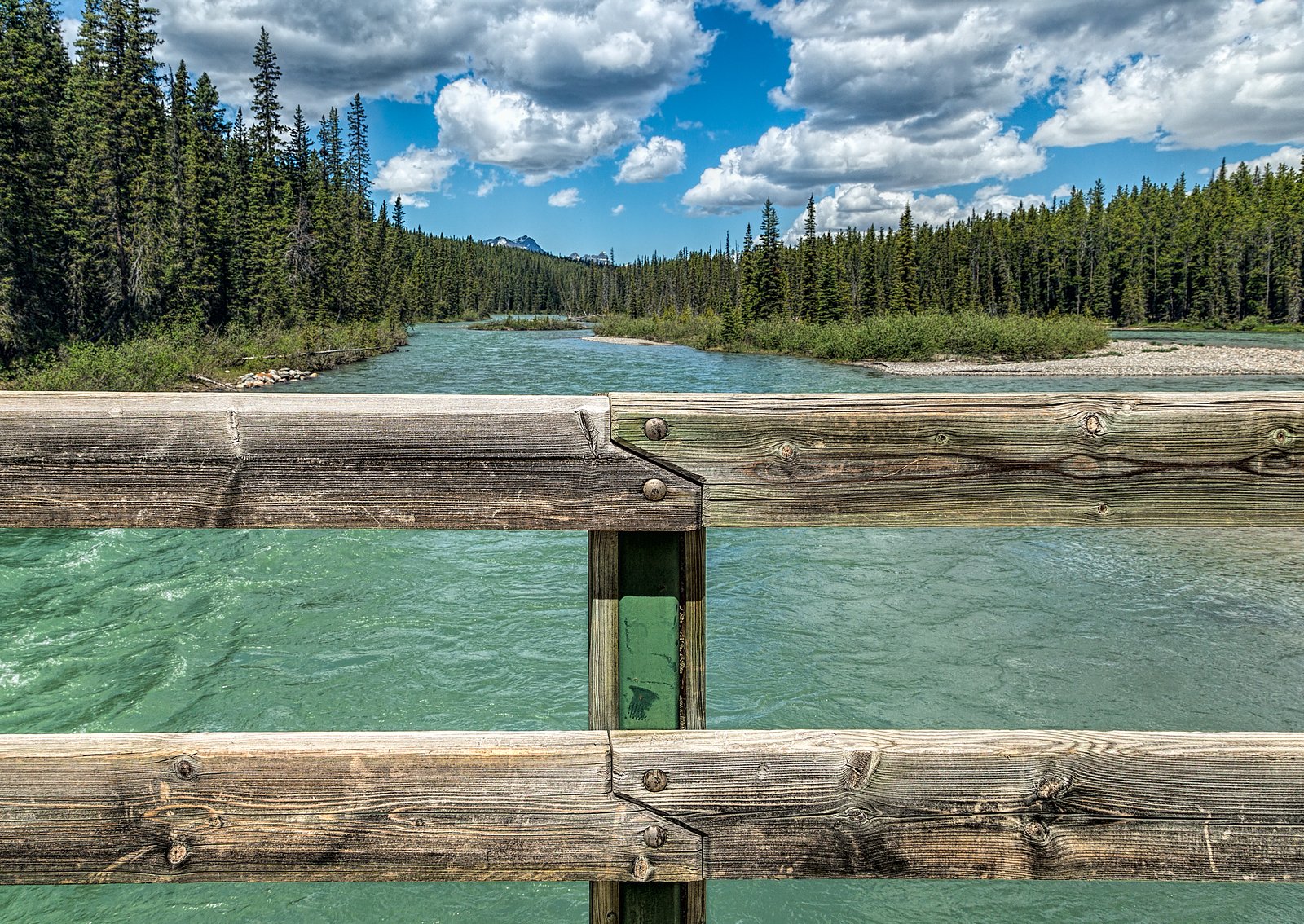 Bow River waterfall