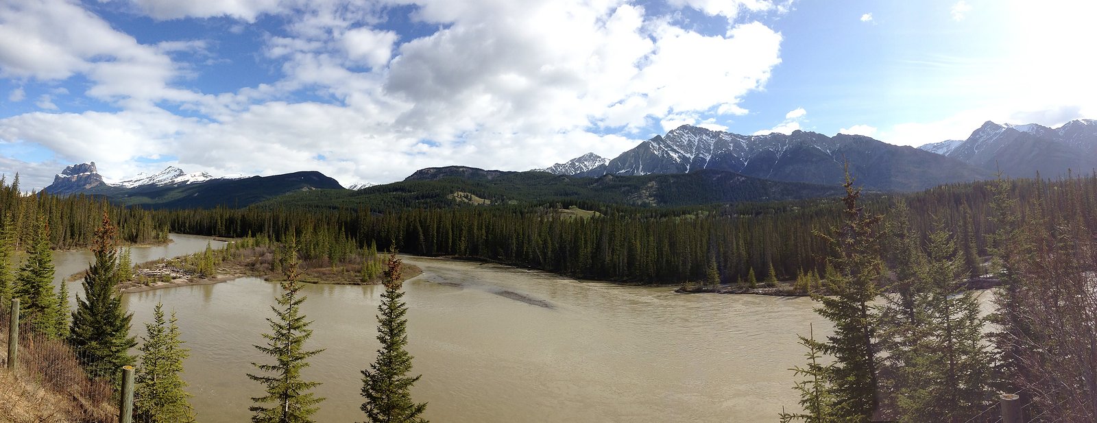 Bow River waterfall