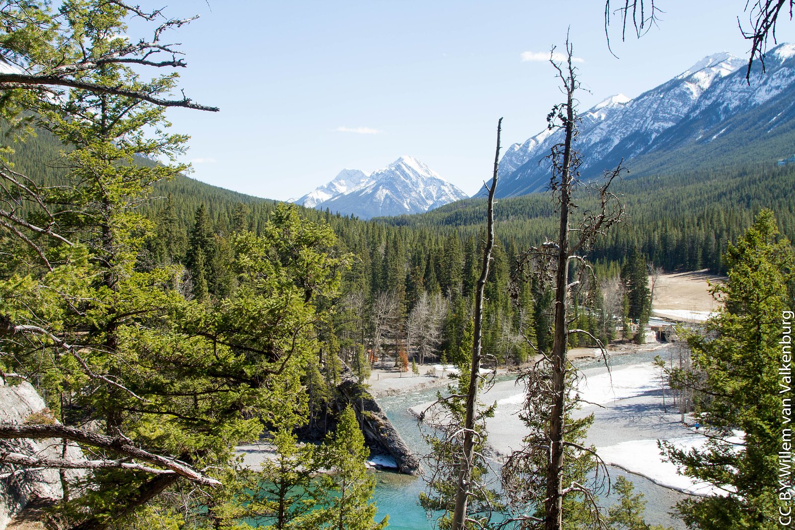 Bow River waterfall