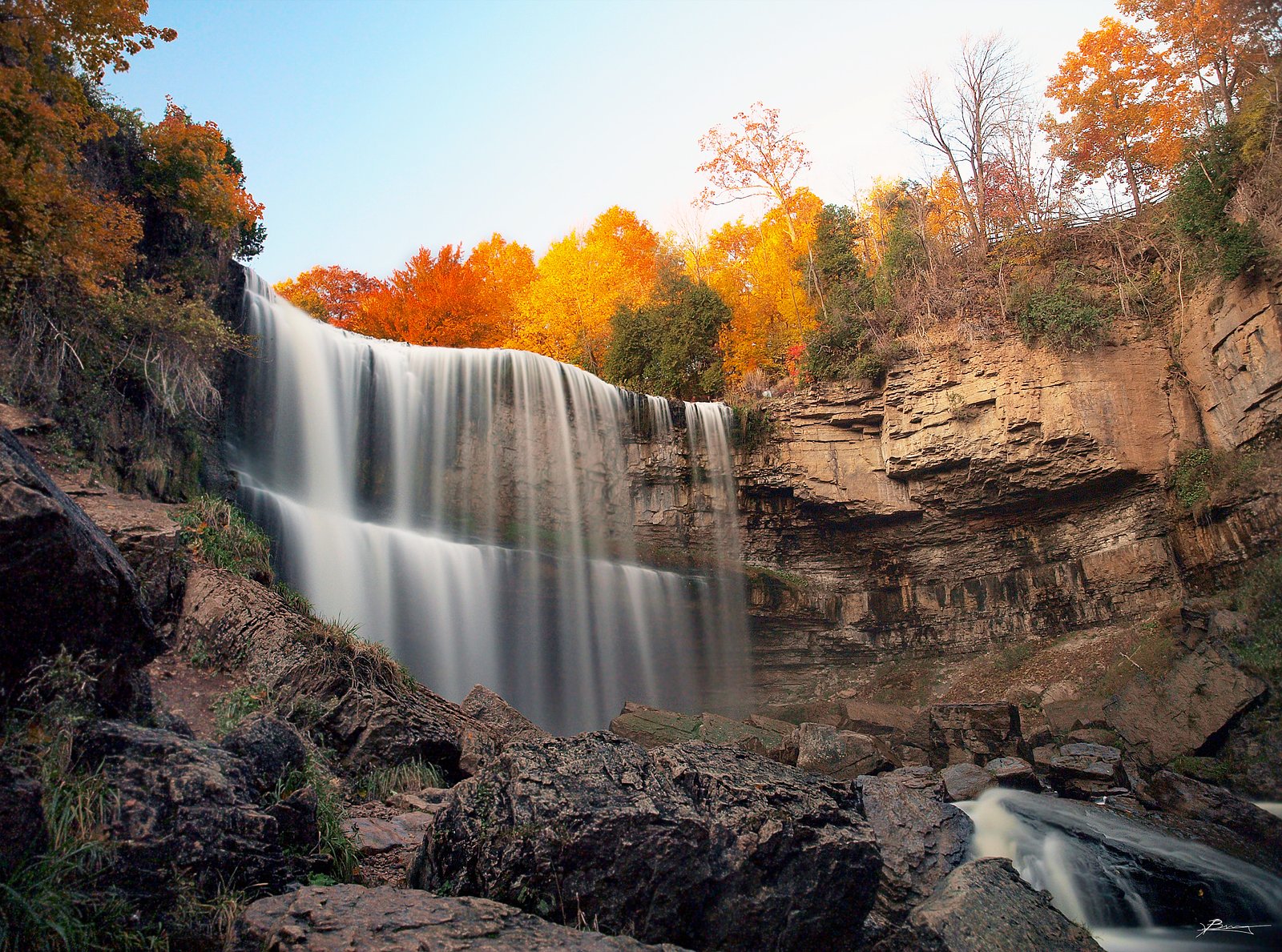 Webster's Falls waterfall