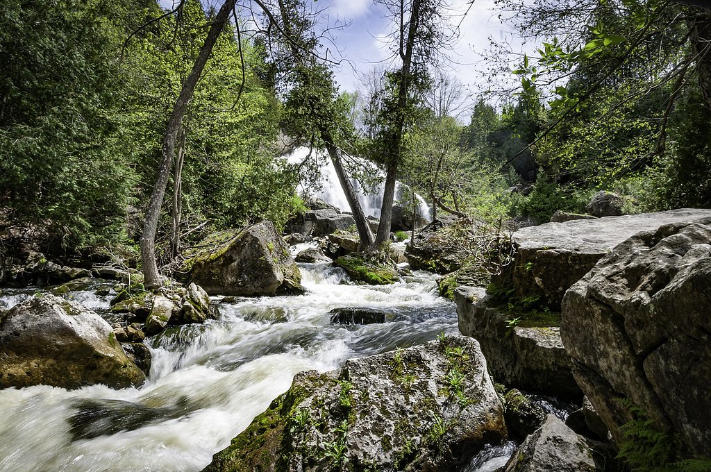 Inglis Falls waterfall