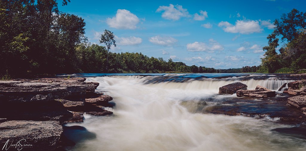 Bonnechere Falls waterfall