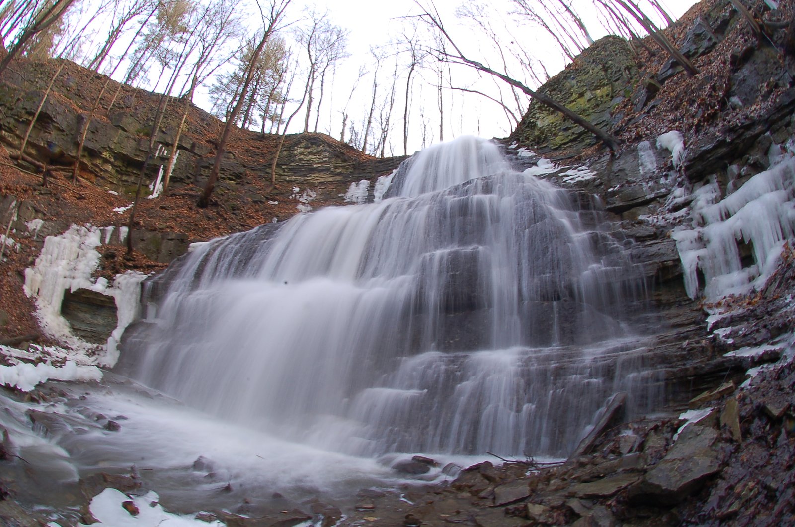 Old Dundas Road Falls waterfall
