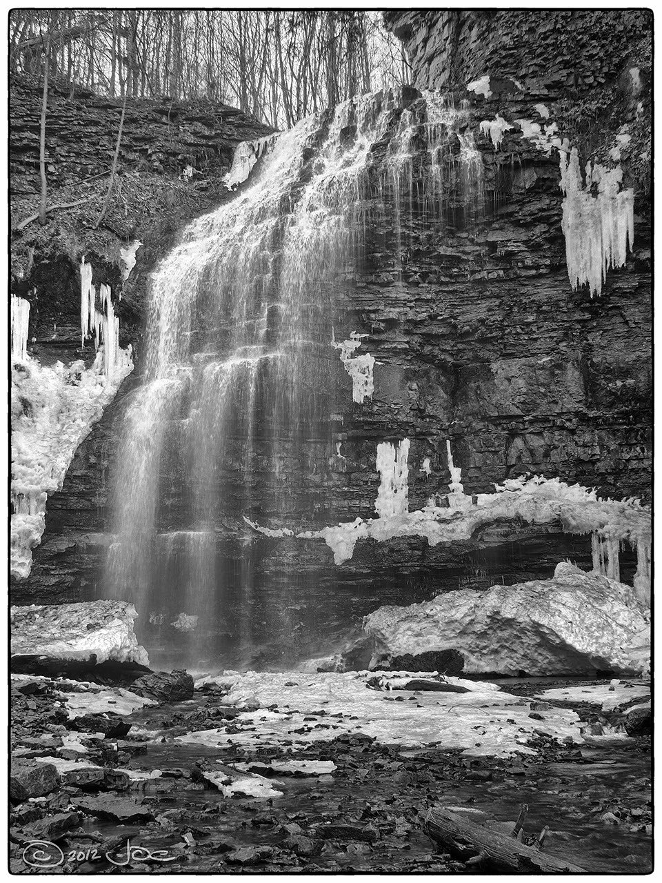 Upper Shaver Falls waterfall