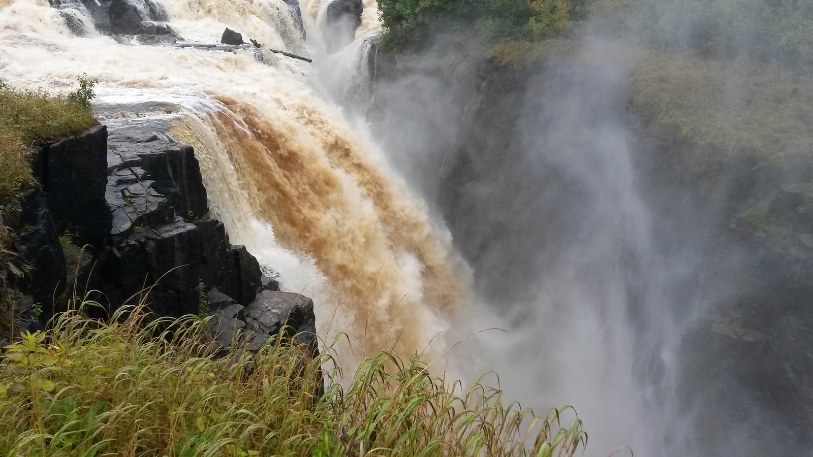 New Post Falls waterfall