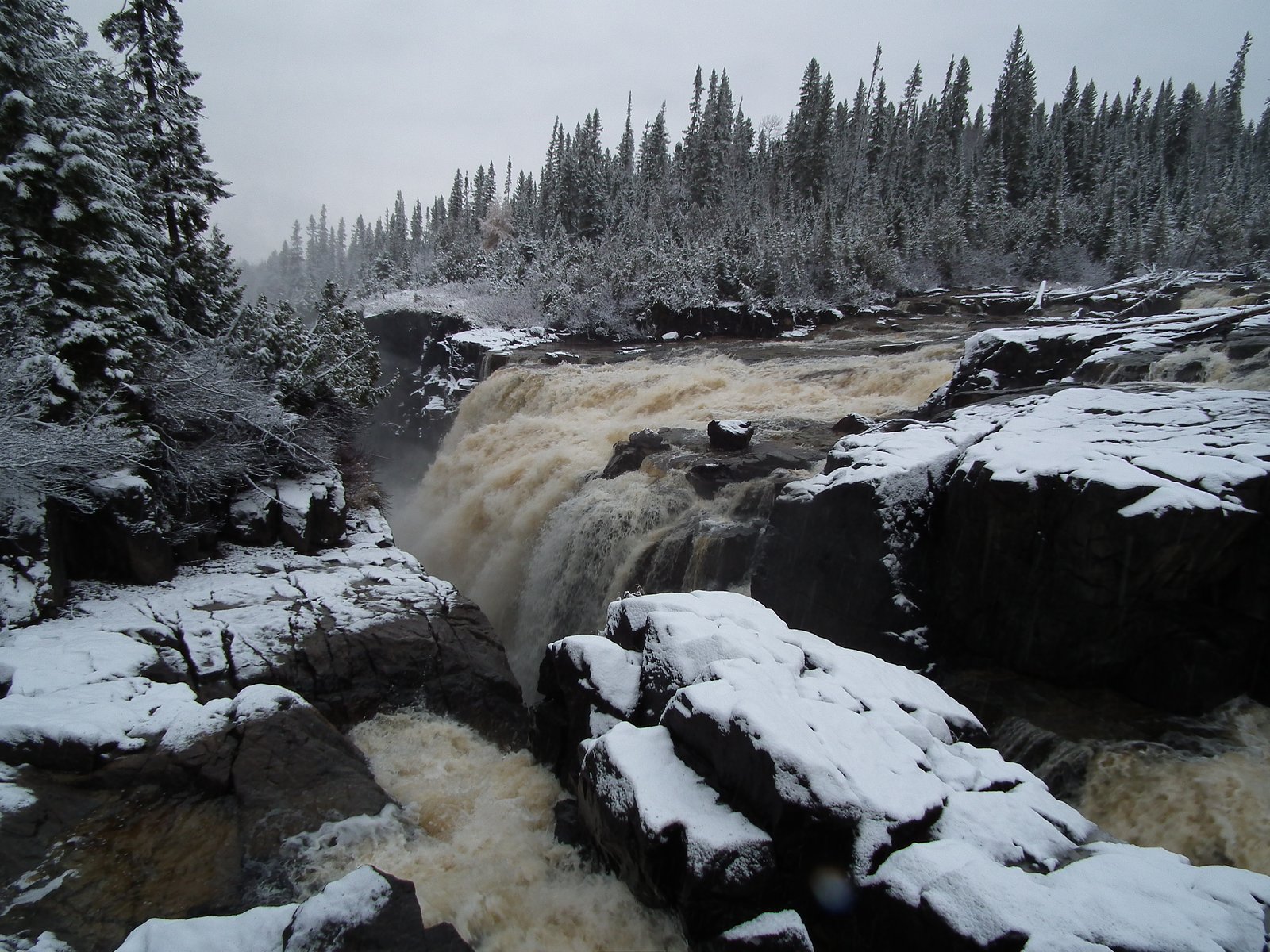 New Post Falls waterfall