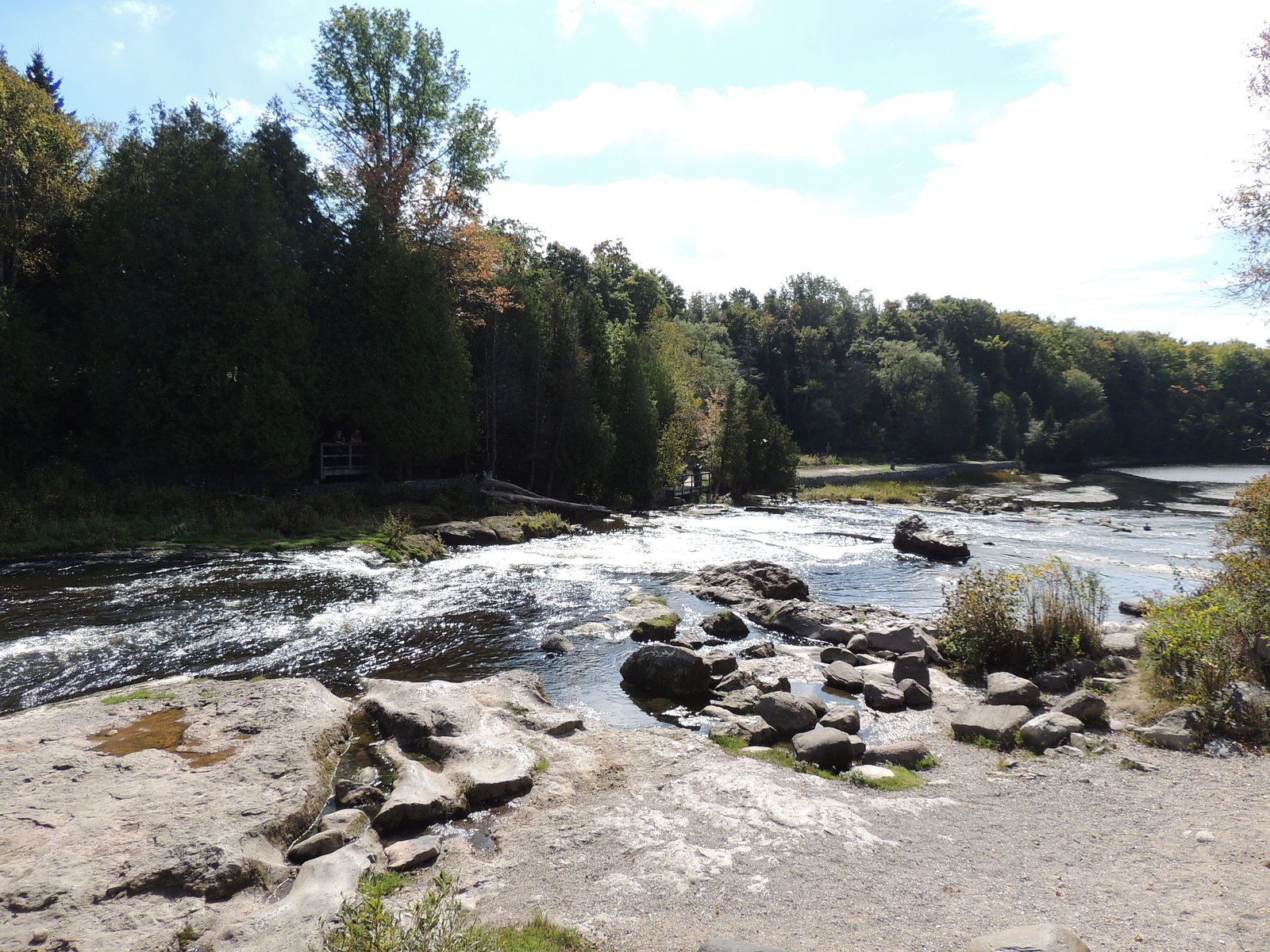 Sauble Falls waterfall