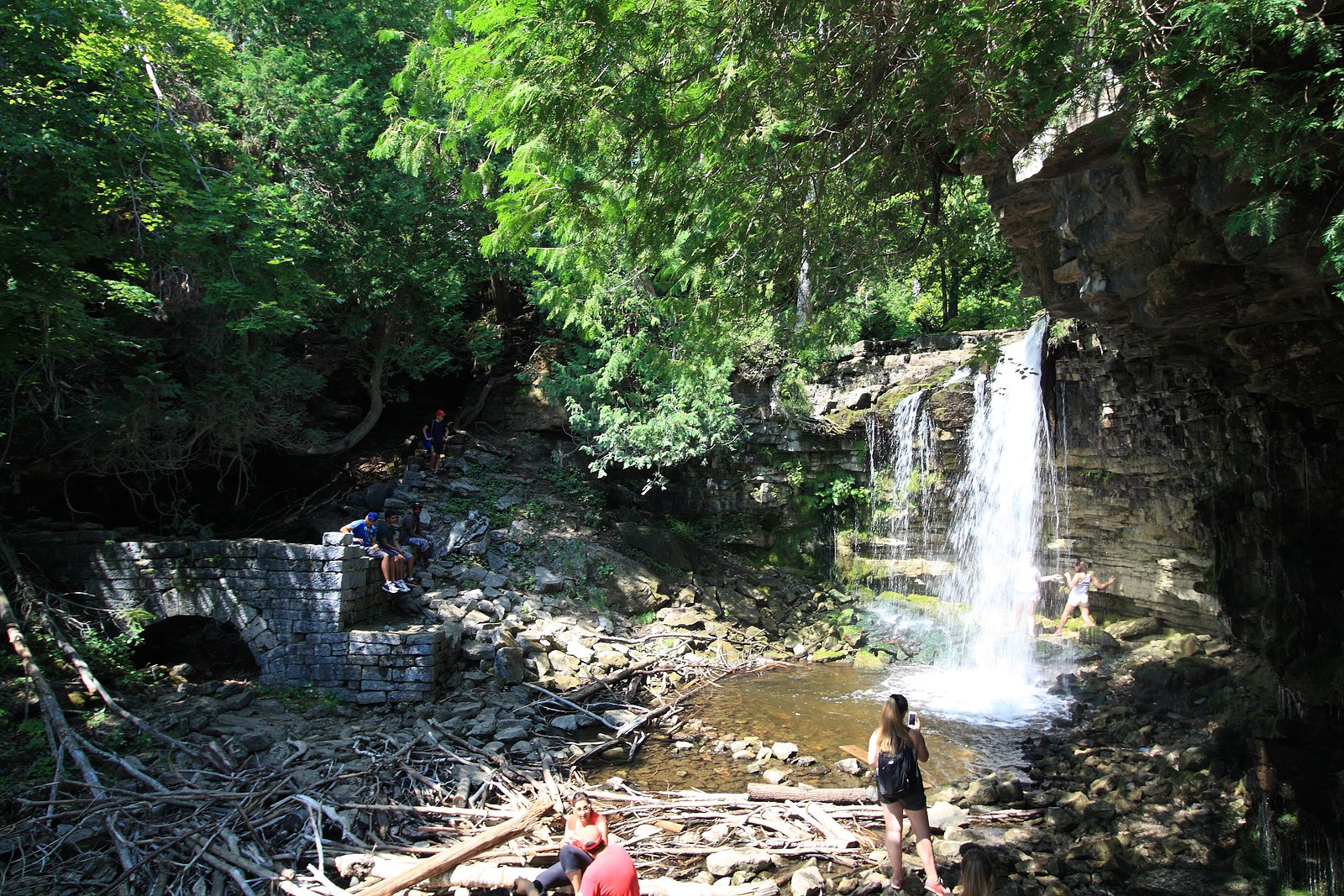 Hilton Falls waterfall