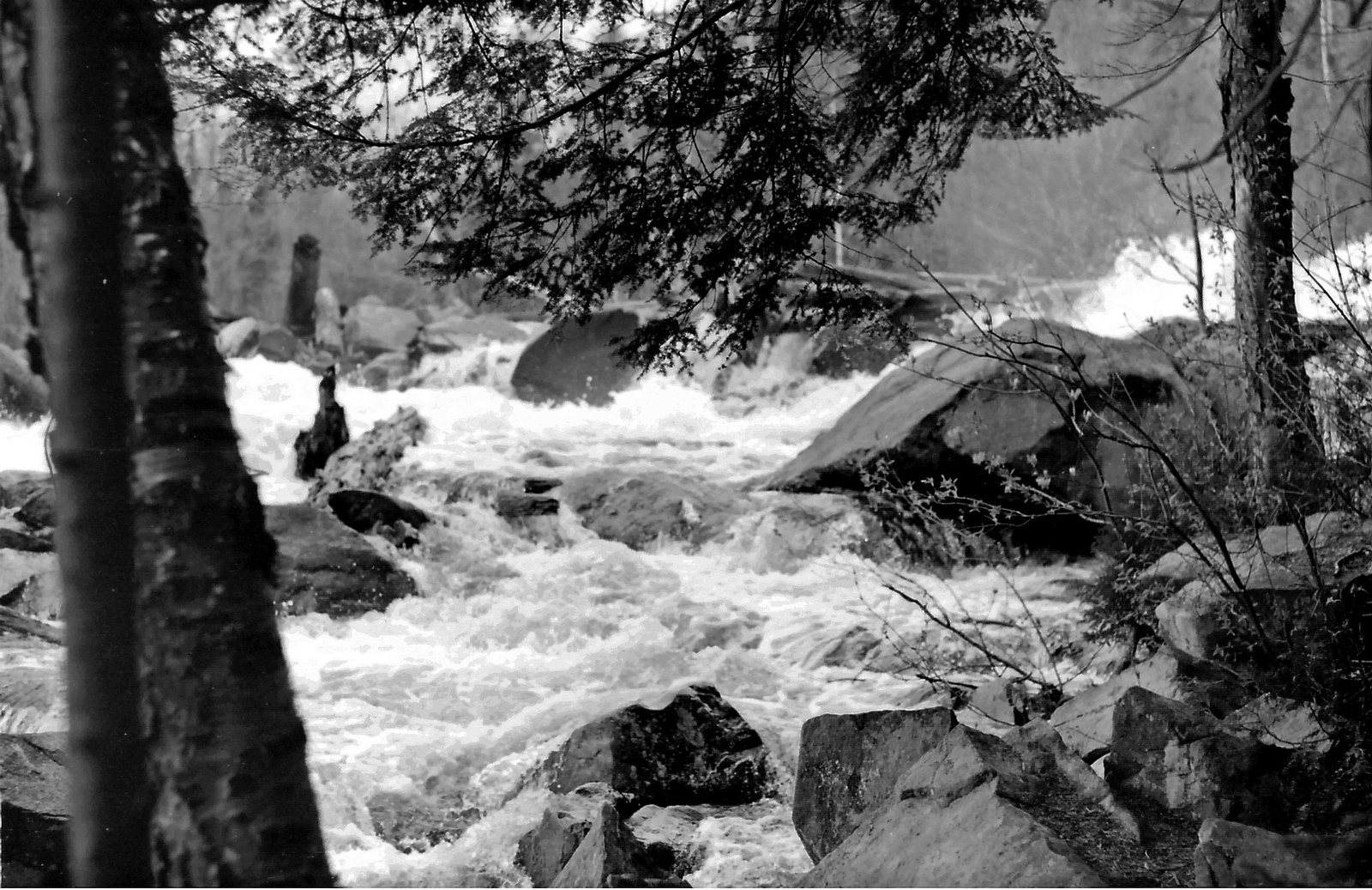 Ragged Falls waterfall