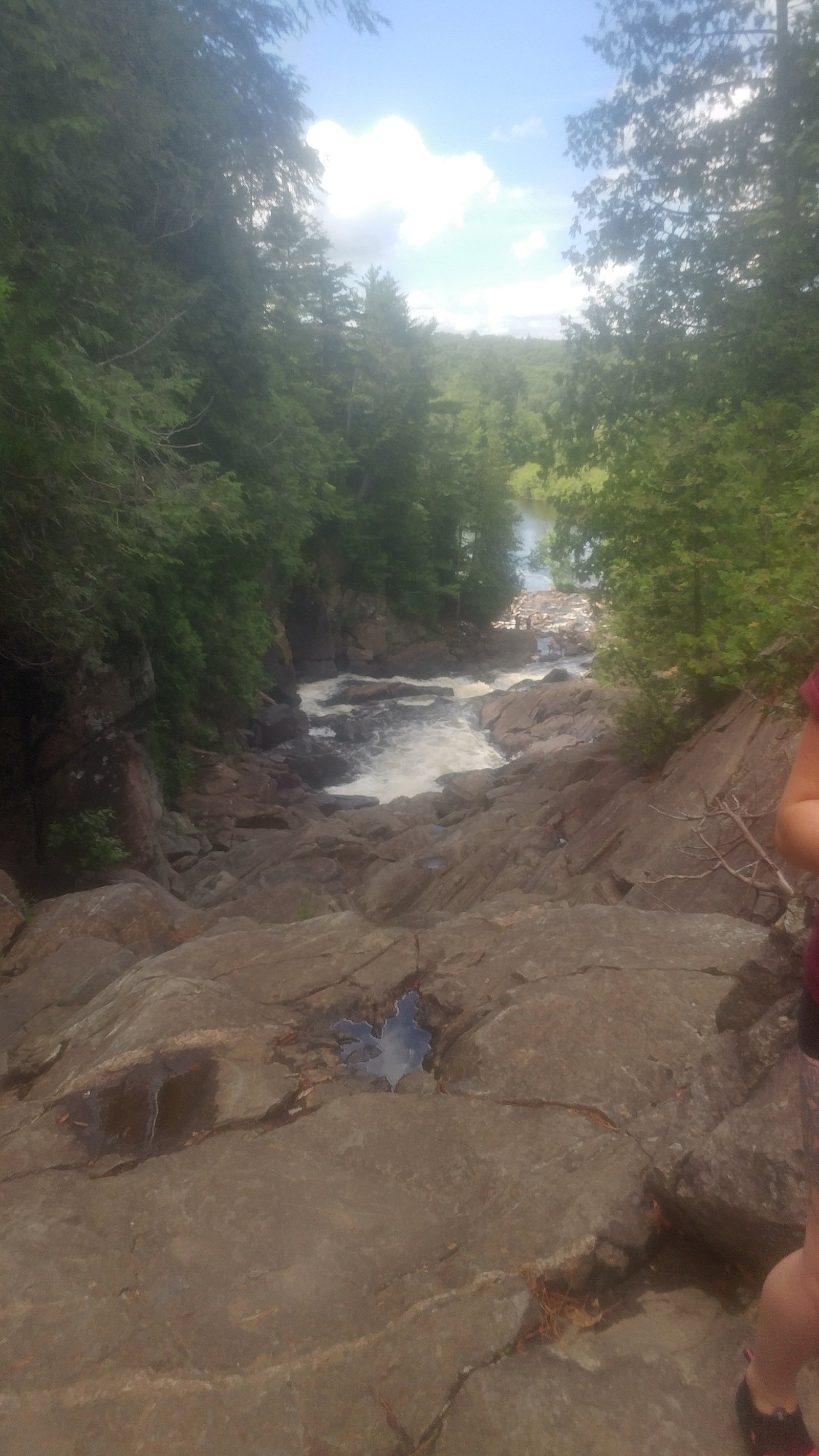 Ragged Falls waterfall