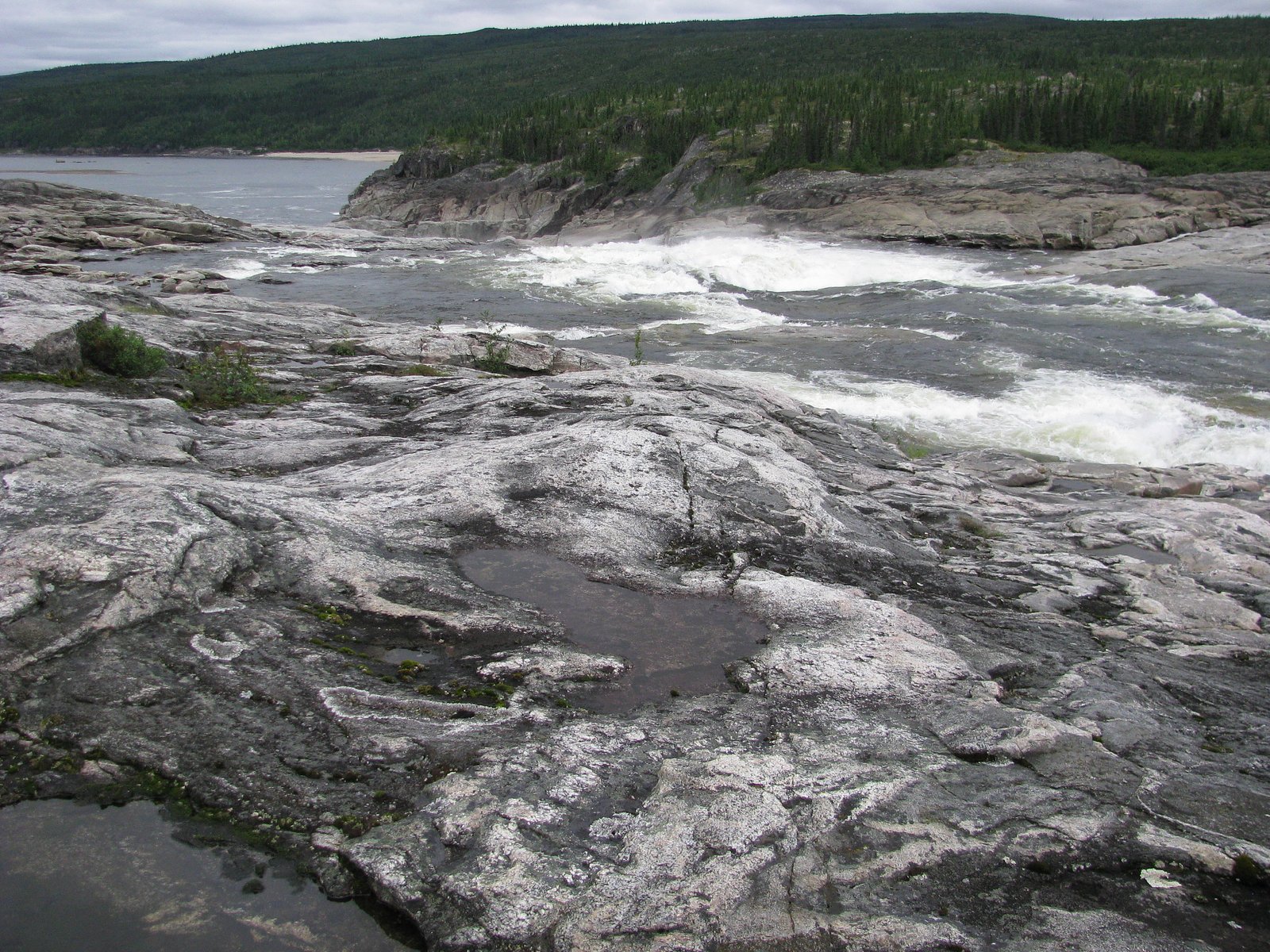 Chute au Granite waterfall
