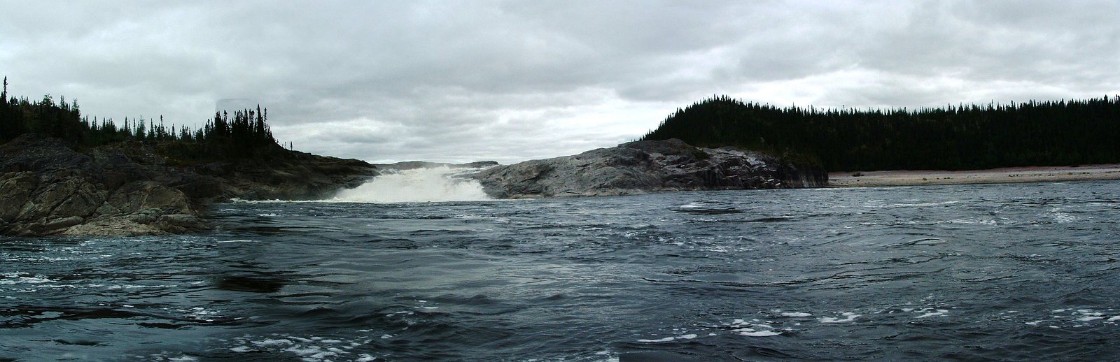 Chute au Granite waterfall