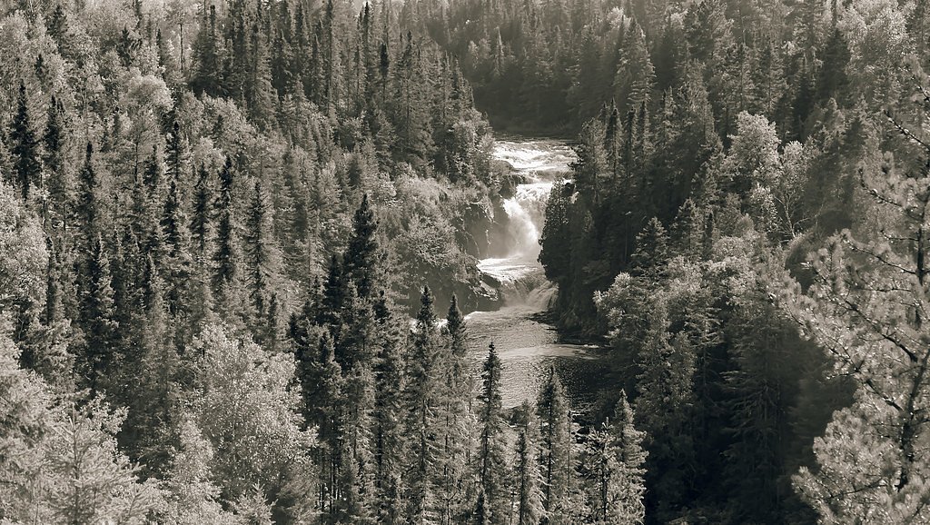 Chute en S waterfall