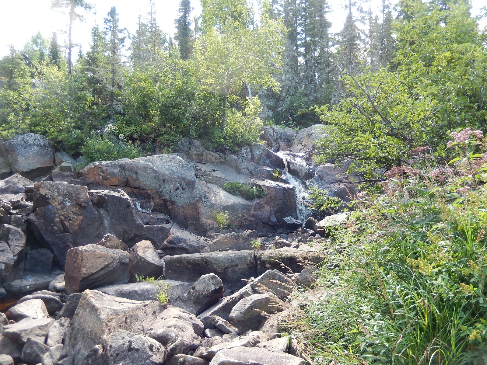 Chute à Ovide waterfall