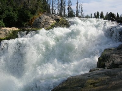 Nistowiak Falls waterfall