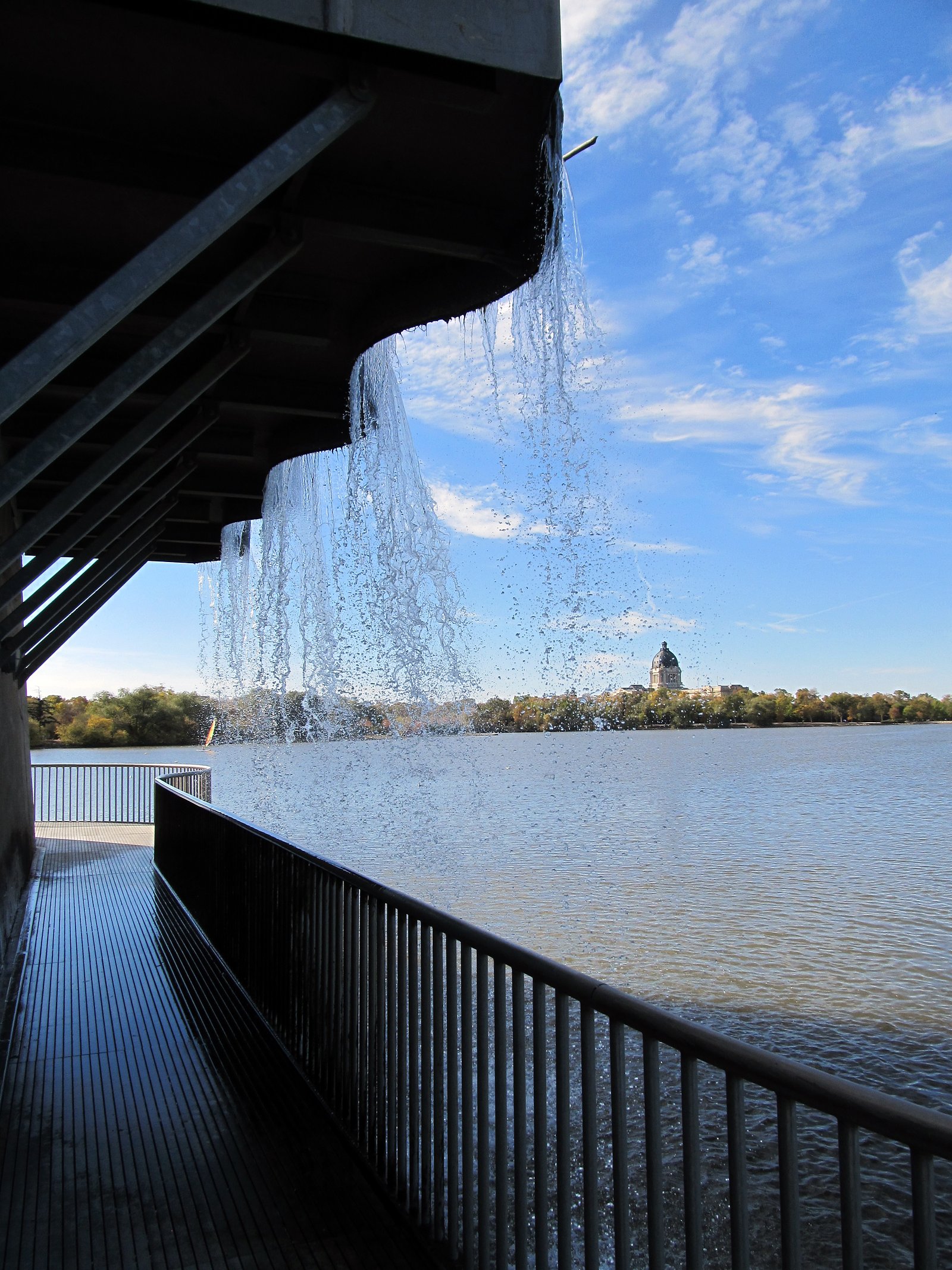 Wascana Lake Waterfall waterfall