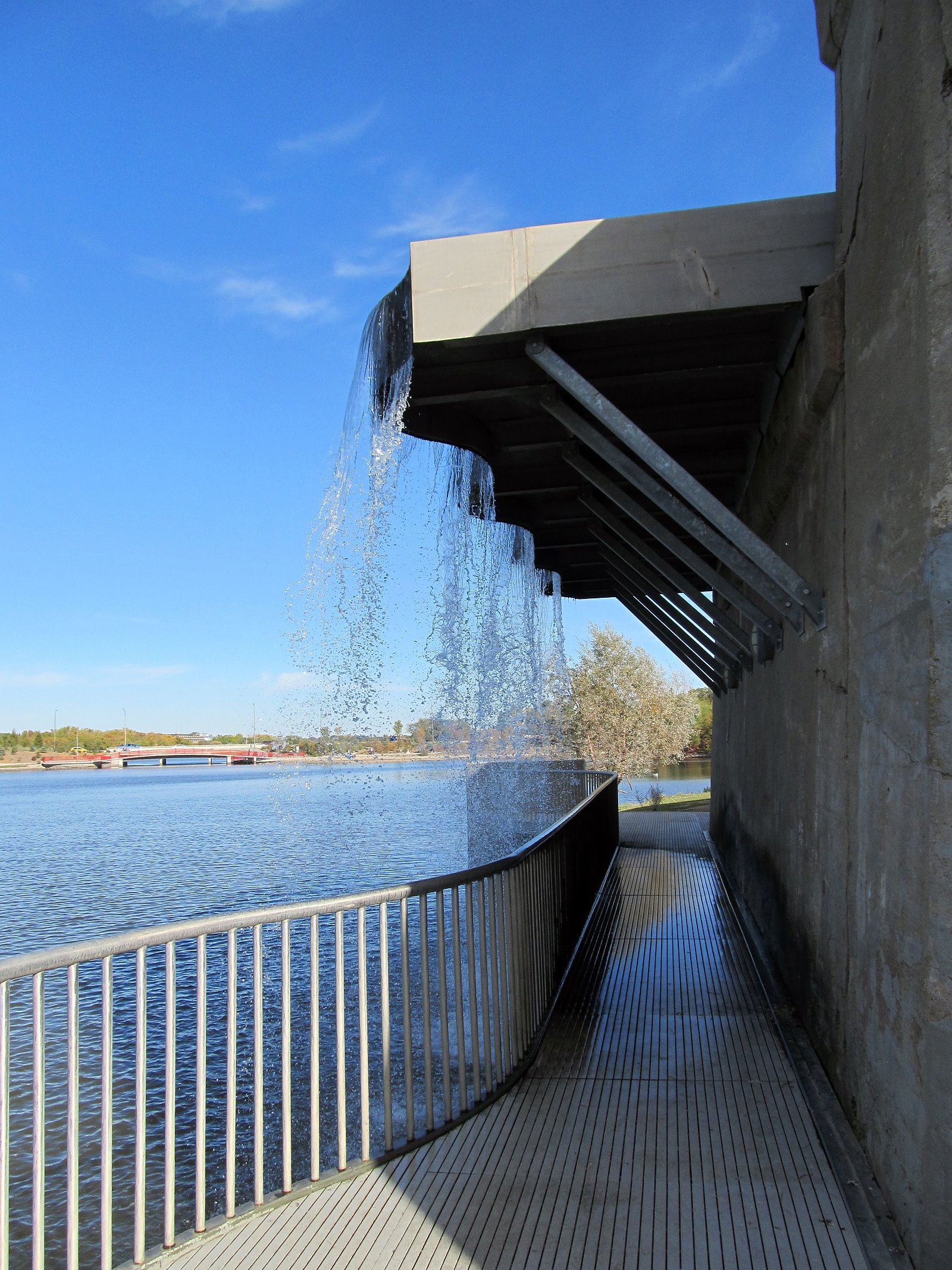 Wascana Lake Waterfall waterfall