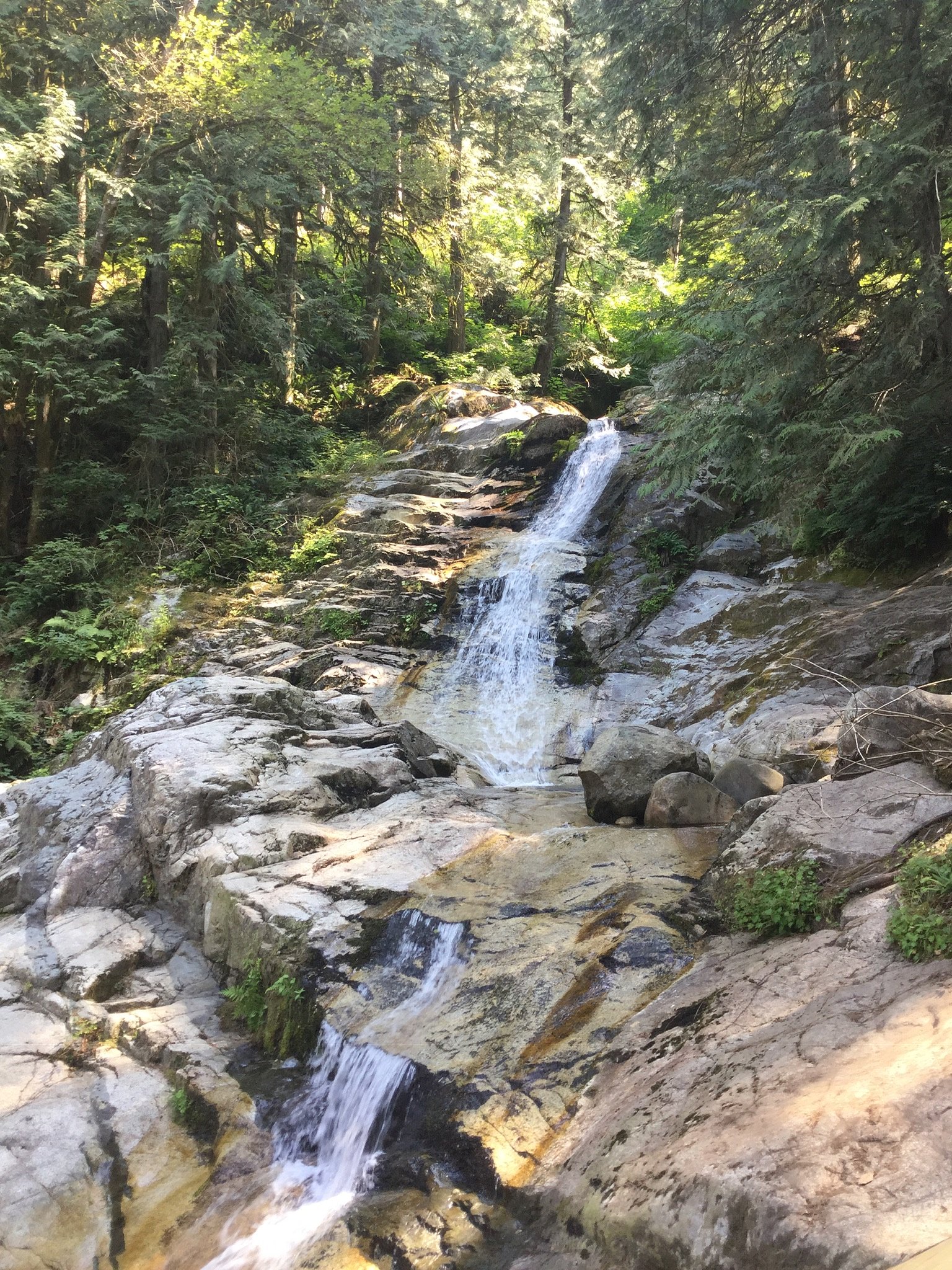 Crystal Falls, Pinecone Burke Park