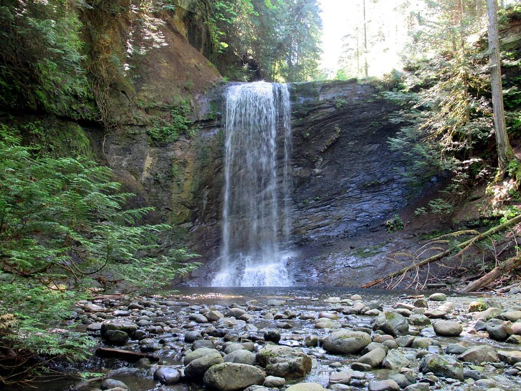 Ammonite Falls waterfall