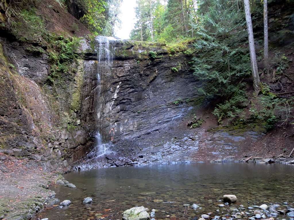 Ammonite Falls waterfall