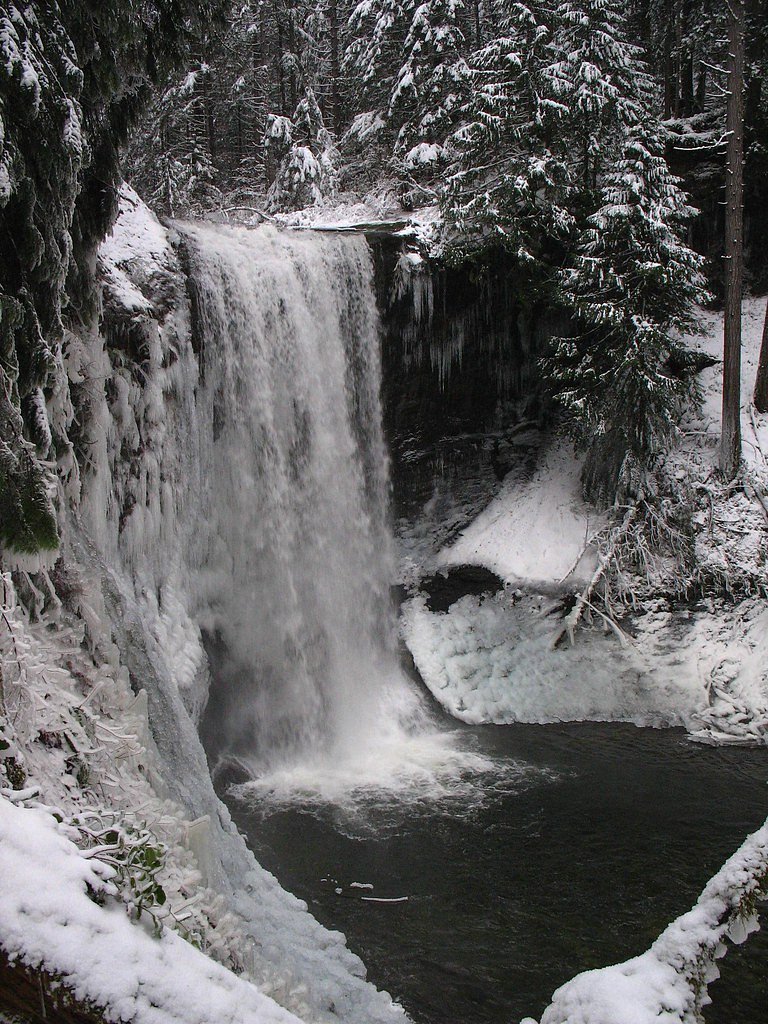 Ammonite Falls waterfall