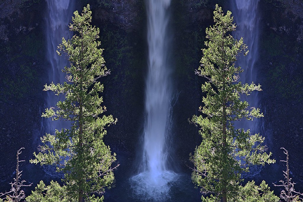 Triple Falls waterfall