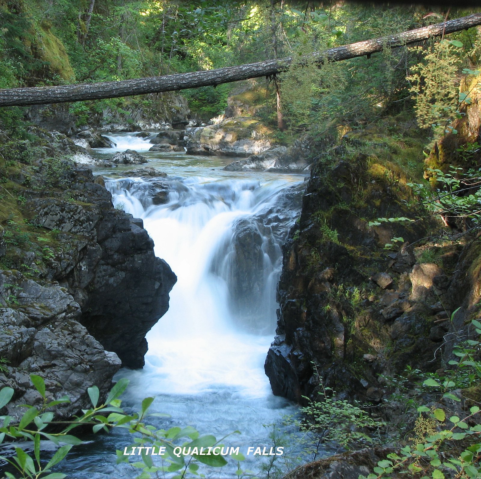 Upper Waterfall, Little Qualicum Falls Park