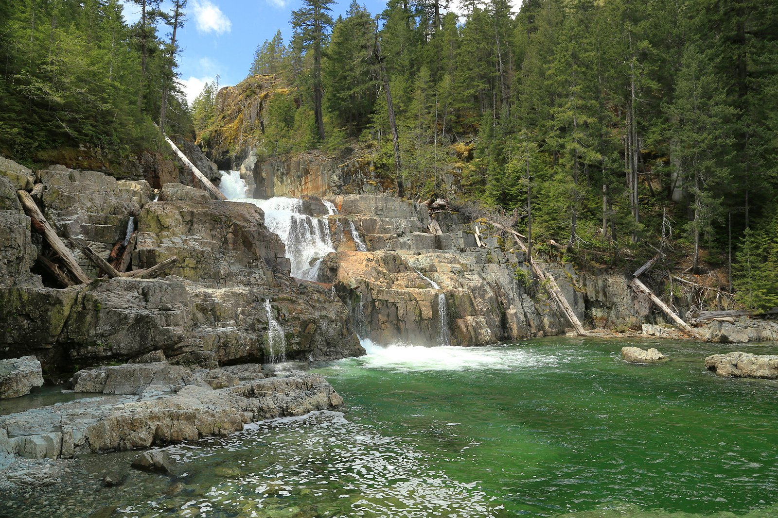 Lower Myra Falls waterfall
