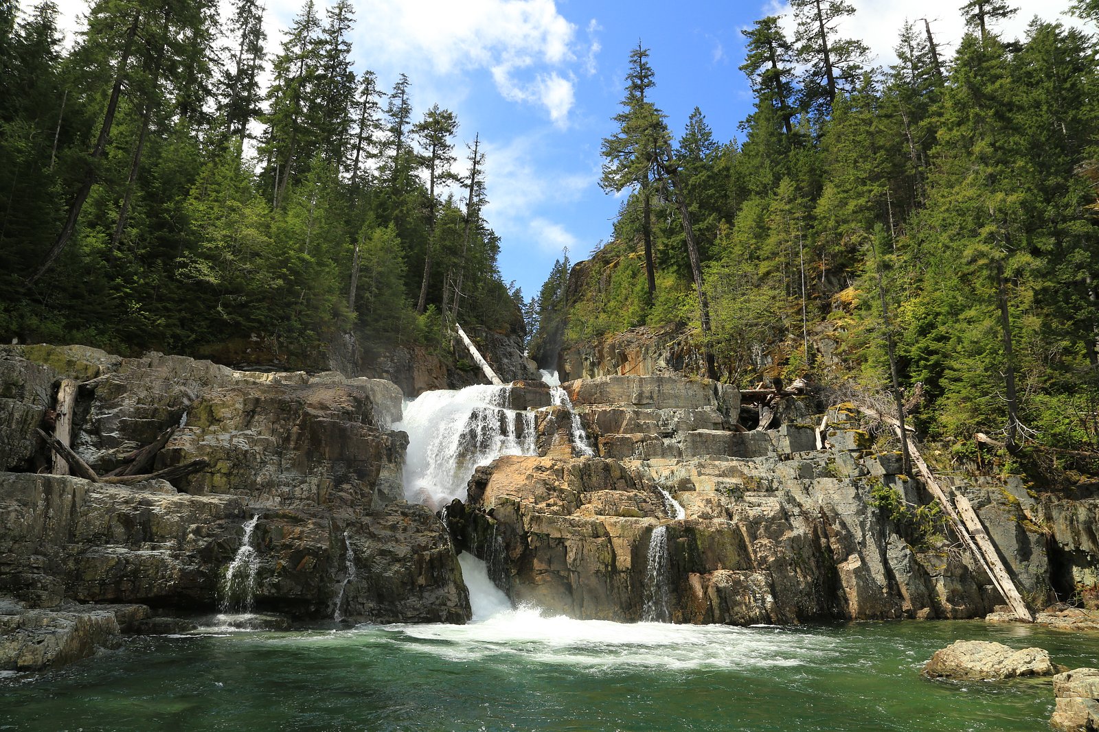 Lower Myra Falls waterfall