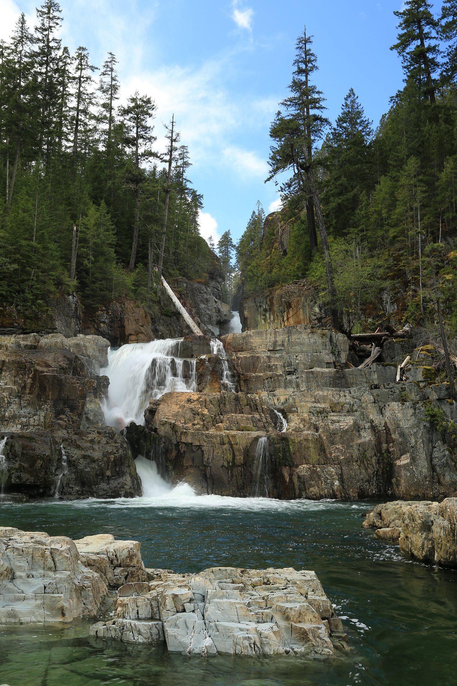 Lower Myra Falls waterfall