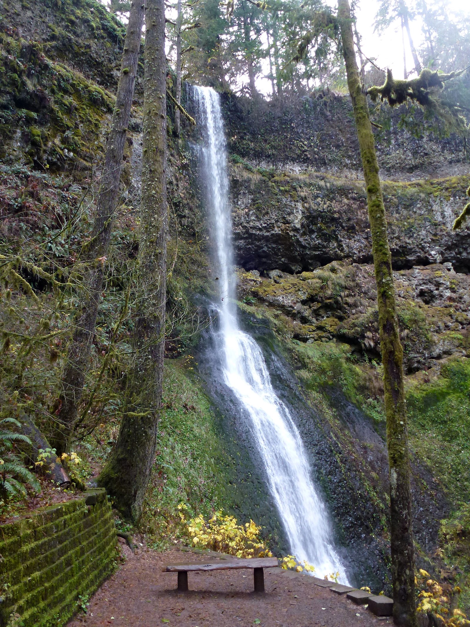 Winter Falls waterfall
